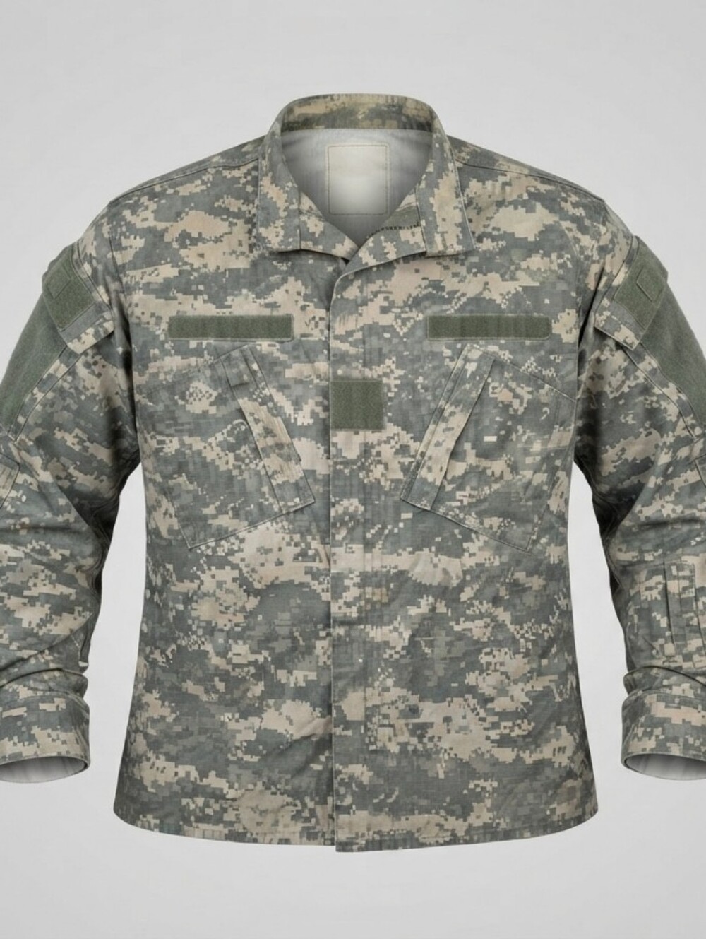 Vintage Military ACU Digital Camo Combat Jacket Unisex Streetwear Gorpcore